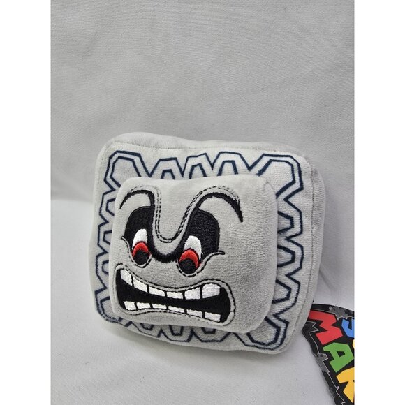 Culturefly Super Mario Thwomp Mini Stuffed Toy Plush 5 Inches - Picture 6 of 8